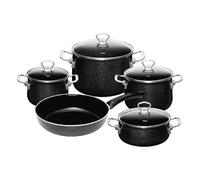 RIESS Set de casseroles Black Magic 5 pièces noir émail
