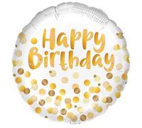Riethmüller Ballon géant en aluminium de qualité supérieure - 45 cm - Convient pour l'hélium - Décoration de fête Riethmüller