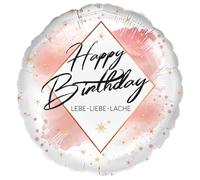 Riethmüller Ballon gonflable de qualité supérieure - Ballon géant en aluminium - 45 cm - Convient à l'hélium - Décoration de fête Riethmüller