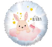 Riethmüller Ballon gonflable de qualité supérieure - Ballon gonflable en forme de lapin - 45 cm - Convient à l'hélium - Décoration de fête Riethmüller