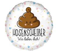 Riethmüller Ballon gonflable de qualité supérieure - Ballon gonflable GER de 45 cm - Convient à l'hélium - Décoration de fête Riethmüller