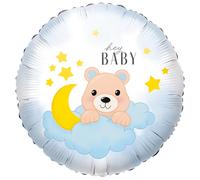 Riethmüller Ballon gonflable de qualité supérieure - Ballon gonflable Hey Baby Ours - 45 cm - Convient à l'hélium - Décoration de fête Riethmüller