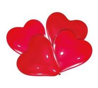 Riethmüller ballons coeur 30 cm latex rouge 4 pièces Rood G