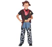 Riethmüller Costume enfant cowboy sauvage - Costume de carnaval pour garçons de 4-6 ans - Déguisement et costume pour enfant