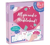 Riethmüller Lot de 12 serviettes « Soirée entre filles » 33 cm x 33 cm, imprimées des deux côtés - Grandes serviettes en papier avec 8 motifs amusants interactifs pour soirées entre filles et fêtes