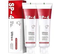 Rietoiu SP-4 Ultra Whitening, Toothpaste, 120g, 2 Pcs, Naturel, Sans saveur, Blanchiment, Nettoyage quotidien des dents, Élimination des taches, Rafraîchissement de l'haleine, Blanc des dents
