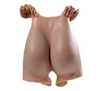 RIEZRS Culotte en Silicone pour Grosses Fesses Culotte D'AméLioration des Hanches Faux Coussinets De Fesses pour Rehausseur De Fesses Culotte De ContrôLe pour Travestis,Color 2,1.2 Thickness