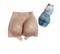 RIEZRS Culotte en Silicone Short Rembourré RéAliste pour Soulever Les Fesses Short De ContrôLe sous-VêTements Rehausseurs De Hanches pour Crossdresser Cosplay,Color 3,1.2 Thickness