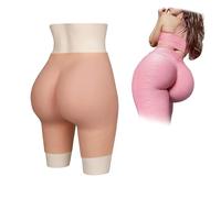 RIEZRS Culotte Gainante en Silicone Coussins Rehausseurs De Hanches Gaines FessièRes RéAlistes Culotte Gainante Fausses Hanches pour Femmes,Color 3,L