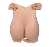 RIEZRS Faux Pantalon en Silicone sous-VêTements Coussinets De Levage des Fesses Shaper De Fesses De Levage De Hanche Culotte De ContrôLe pour Les Femmes Fausses Hanches,Color 1,1.2 Thickness