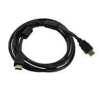 Riff Câble HDMI V1.4 Ethernet type A avec filtre - 19/19 mâle/mâle Plaqué Or 1,5m Noir