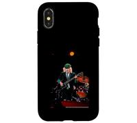 Riff de Guitare AC DC Rock Stage Energy A Live Power Coque pour iPhone X/XS