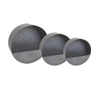 Riffelmacher 07830 Lot de 3 Pots de Fleurs à Suspendre en métal pour décoration Murale