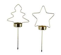 Riffelmacher 10155 Lot de 2 fiches de l'Avent pour Bougies Chauffe-Plat 11 x 24 cm