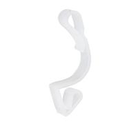 Riffelmacher 14349 - Support de gouttière en plastique blanc diamètre 5 cm 10 pièces dans un sac support pour guirlandes lumineuses ou guirlandes de Noël