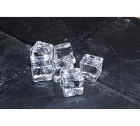 Riffelmacher 68827 Lot de 6 glaçons décoratifs pour Noël, fête, Mariage, baptême Transparent
