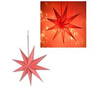 Riffelmacher 76623 Étoile décorative pour fenêtre Rouge 60 cm