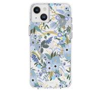 Rifle Paper Clear MagSafe - Étui pour iPhone 14 Plus (Garden Party Blue)