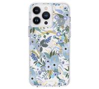 Rifle Paper Clear MagSafe - Étui pour iPhone 14 Pro Max (Garden Party Blue)