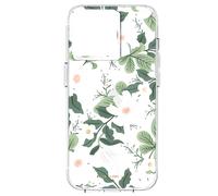 Coque pour iPhone 14 Pro Antichocs avec Motif Floral Willow Rifle Paper Transparent