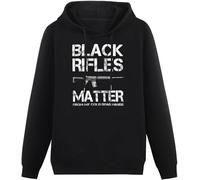 Rifles Matter from My Cold Dead Hands - Ar-15 Mens Hoodies Long Sleeve Pullover Loose Hoody Sweatershirt Size S