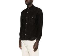 Rifugio - Leather Shirt 26E340 Suede So75 - Homme - Vestes - Brun - Taille: 2XL