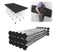 RIFWOVE Établi Pliable, Établi Mobile Pliable, Poste De Travail, Table De Travail Centipede pour La Construction, pour La Maison, Le Bureau, Le Bricolage, Pieds De Table(8 legs)