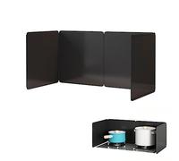 RIFWOVE Protection Anti-éclaboussures Pliable pour Cuisinière De Cuisine, Garde Cuisson, Plaques Barriere pour Feu Et Cuisine en Extérieur, Anti-Projections De Cuisson Garde Paravent Camping