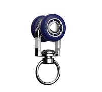 RIFWOVE Rouleaux De Rail De Rideaux, Rouleaux De Rail en Métal, Poulie Rail Rideau, Poulie De Rideau Silencieux, Accessoires Rideaux pour Bains, Chambres, Armoires(Bearing Wheel,40pcs)