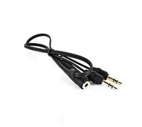 RIG Câble répartiteur audio en Y pour casque PC 3,5 mm femelle vers 2 doubles prises mâles 3,5 mm pour haut-parleur/micro séparés