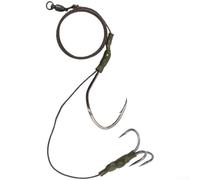 Rig de Pêche Main Acier Crochets pour simples Doubles Rig de(B)