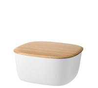Rig-Tig Brotkasten Box-It, Brotdose, Kunststoff, Bambus, White, 23 x 23 cm, Z00362-1