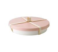 Rig-Tig Moule à pâtisserie Picnic avec couvercle, moule à four, acier inoxydable, plastique, rose, 25 cm