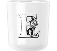 Rig-Tig Tasse Moomin ABC - E, Becher mit Buchstabe, Kunststoff, Weiß, 200 ml, Z00706-E