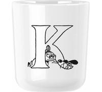 Rig-Tig Tasse Moomin ABC - K, Becher mit Buchstabe, Kunststoff, Weiß, 200 ml, Z00706-K