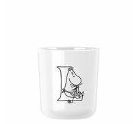 Rig-Tig Tasse Moomin ABC - L, Tasse avec lettre, plastique, blanc, 200 ml, Z00706-L