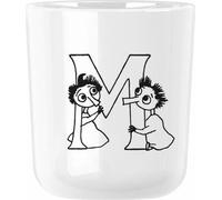 Rig-Tig Tasse Moomin ABC - M, Tasse avec lettre, plastique, blanc, 200 ml, Z00706-M