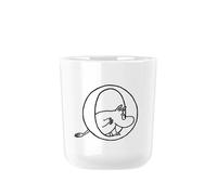Rig-Tig Tasse Moomin ABC - O, Tasse avec lettre, plastique, blanc, 200 ml, Z00706-O