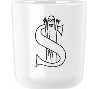 Rig-Tig Tasse Moomin ABC - S, Becher mit Buchstabe, Kunststoff, Weiß, 200 ml, Z00706-S