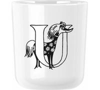 Rig-Tig Tasse Moomin ABC - U, Tasse avec lettre, plastique, blanc, 200 ml, Z00706-U