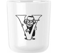 Rig-Tig Tasse Moomin ABC - V, Tasse avec lettre, plastique, blanc, 200 ml, Z00706-V