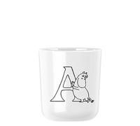 Rig-Tig Z00706-A Mug Moomin ABC - A Tasse avec Lettre Plastique Blanc 200 ml