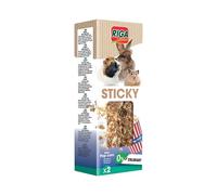 Riga - 74074 - Baguettes Sticky Popcorn Céréales Rongeurs - Boîte de 2