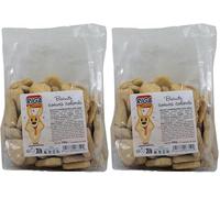 Riga - Biscuits Cœurs Colorés - Friandise pour Chien - Biscuits Savoureux - Pauvres en Matières Grasses - Friandise Équilibrée - Récompense pour Chien - 500g (Lot de 2)