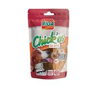 Riga - Chick'Os Chips - Friandises Chien - Chips 90% De Poulet - Riche en Protéines - Faible Teneur en Matière Grasse - sans Colorant Ni Additifs - Récompenses Naturelles Idéales - 60 g