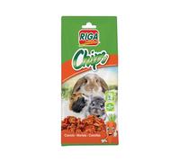 Riga - Chips De Carotte Séchée - Friandise Naturelle pour Rongeurs - Riche en Vitamines Et Minéraux - sans Additifs - Idéale pour l’Usure des Dents - 50G