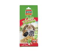 Riga - Cube Pomme - Aliment Complémentaire pour Rongeurs - Lapins, Cochons D’Inde, Octodons, Chinchillas - Riche en Fibres Et Vitamines - sans Additifs - Récompense Naturelle Idéale - 50G