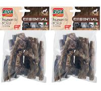 Riga - Essential Poumons De Bœuf Séchés - Friandises Chien - Riche en Protéines - 100% Naturel - Non Transformé - Longue Durée - Mastication Et Récompense - Gourmandise Naturelle Savoureuse - 100 g