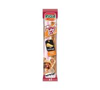 RIGA - Fing'Os Stick - Friandises Chien - Snack Tendre Au Bœuf Fromage - Riche en Vitamines Et Minéraux - sans Sucre Ajouté, Colorant, Conservateur Et Arômes Artificiels - Récompense Idéale - 1 x 12g