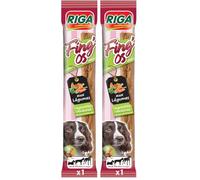 RIGA - Fing'Os Stick - Friandises Chien - Snack Tendre Au Légumes - Riche en Vitamines Et Minéraux - sans Sucre Ajouté, Colorant, Conservateur Et Arômes Artificiels - Récompense Idéale - 1 x 12G